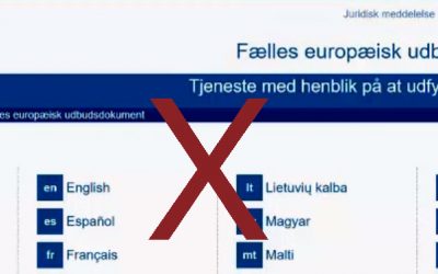 ESPD-tjenesten er nedlagt